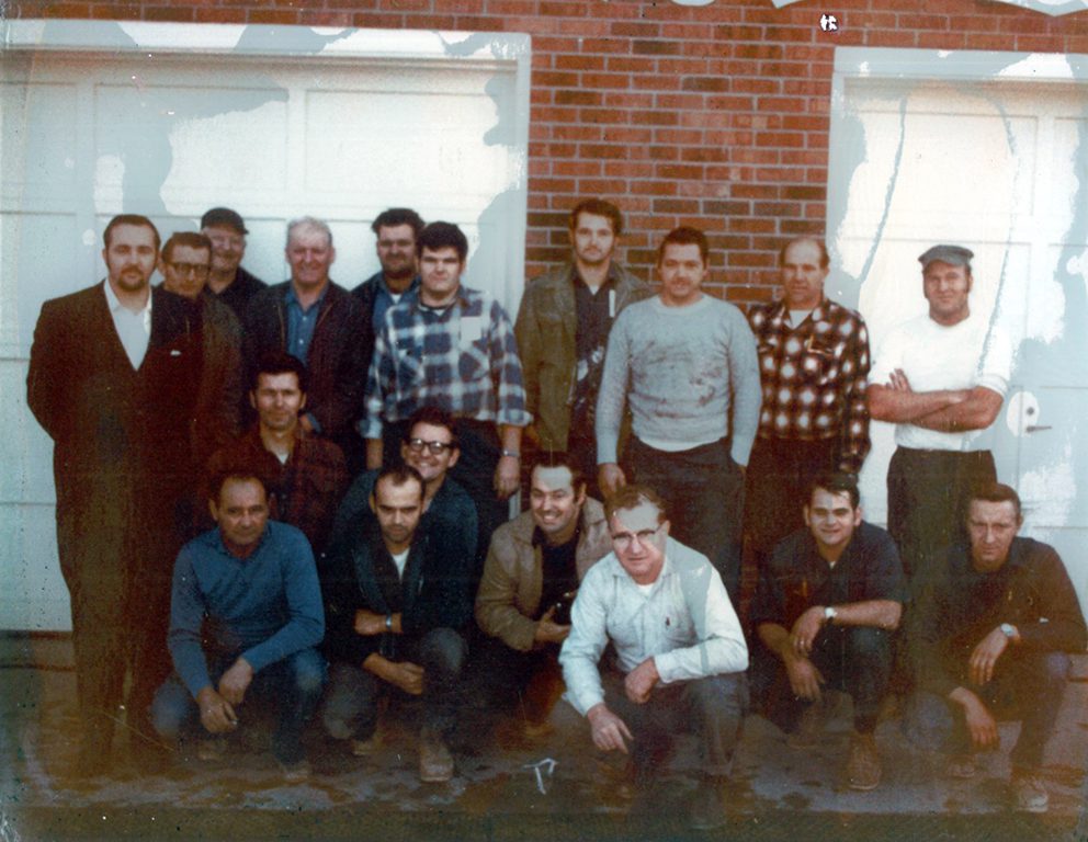 Photo of Greene Family and original WNY Plumbing Staff